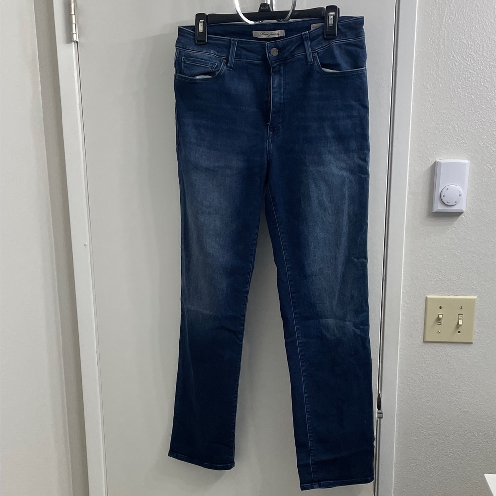 Mavi Dark Blue Straight Leg Women's Jeans